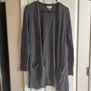Old Navy Dark Gray Open Front Cardigan / W26